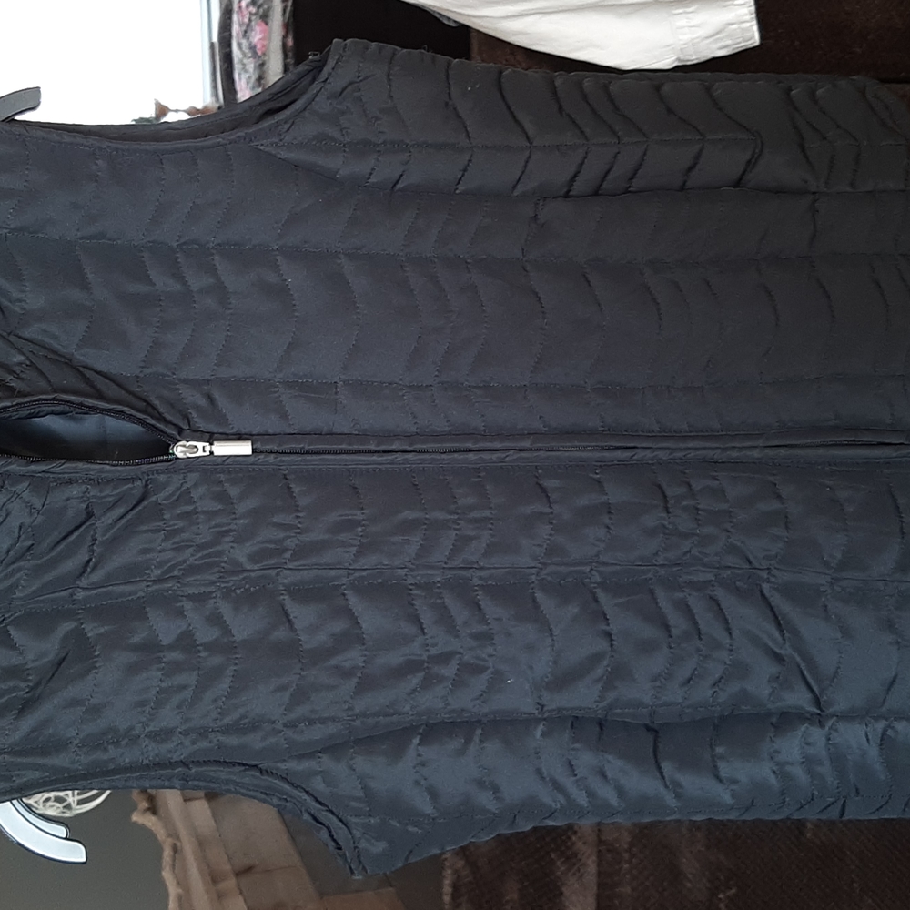 Black outerwear vest